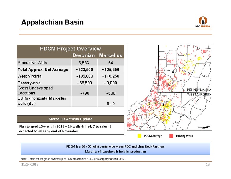DUG EAS DEVELOPING UNCONVENTIONALS – PDC Energy, Inc. – slide 12