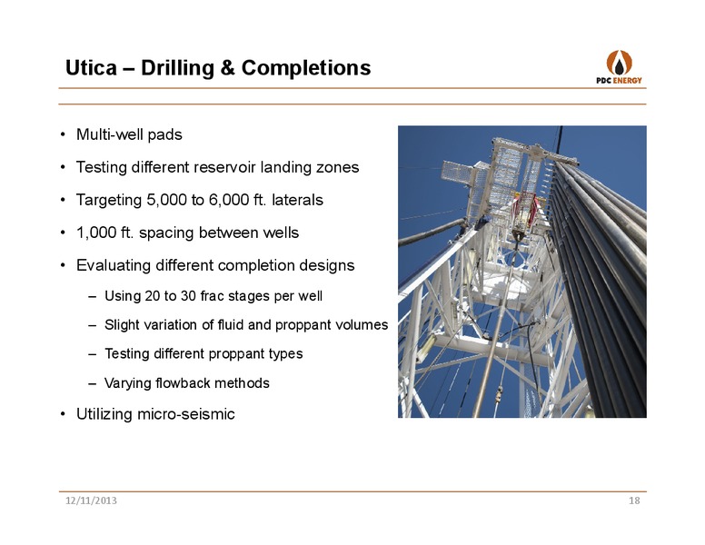 WELLS FARGO: 12TH ANNUAL ENERGY SYMPOSIUM – PDC Energy, Inc. – slide 17
