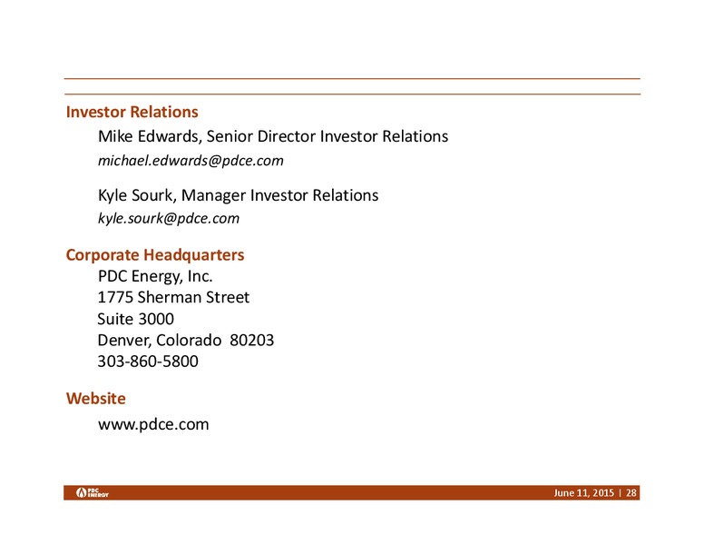 Barclays High Yield Bond and Syndication Loan Conference – PDC Energy, Inc. – slide 27