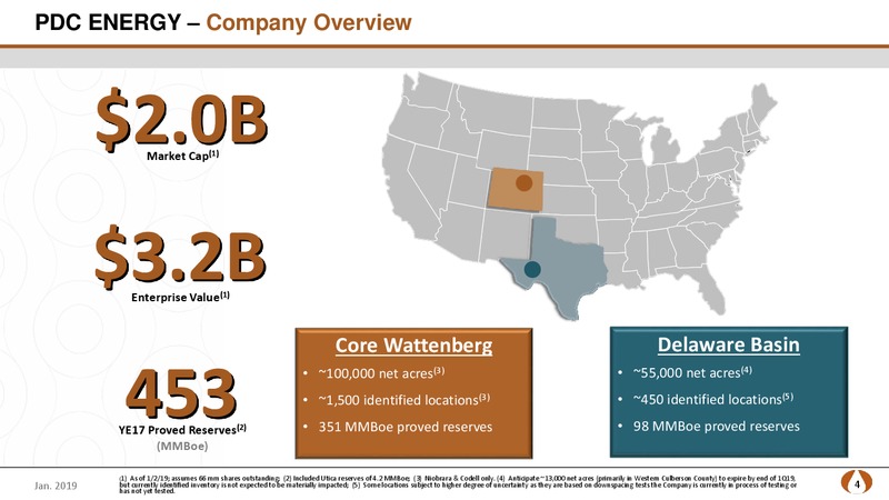 Goldman Sachs Global Energy Conference – PDC Energy, Inc. – slide 3
