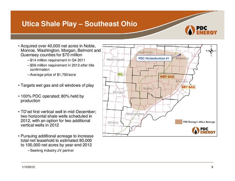 BMO Capital Markets Conference – PDC Energy, Inc. – slide 8