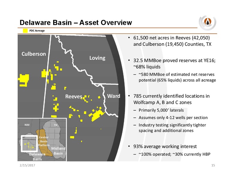 Credit Suisse Energy Summit – PDC Energy, Inc. – slide 14