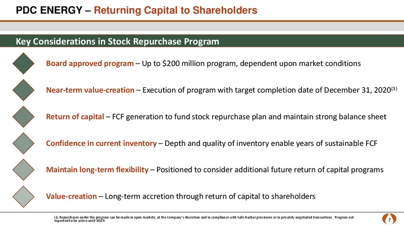 Citi Global Energy and Utilities Conference – PDC Energy, Inc. – slide 6
