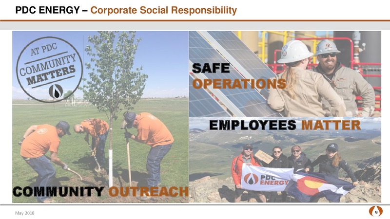 May 2018 Update – PDC Energy, Inc. – slide 8