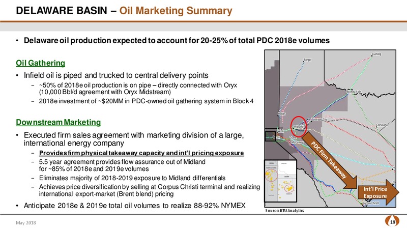 May 2018 Update – PDC Energy, Inc. – slide 18