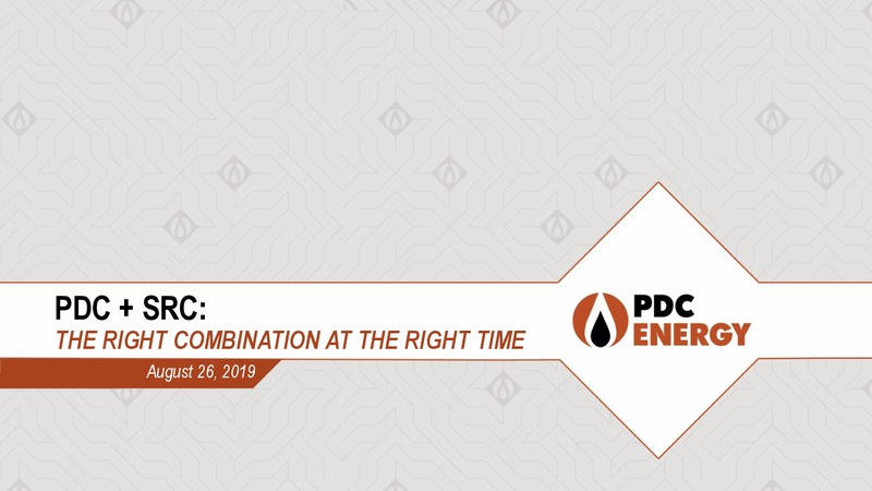 PDC and SRC Merger Agreement – PDC Energy, Inc. – slide 1