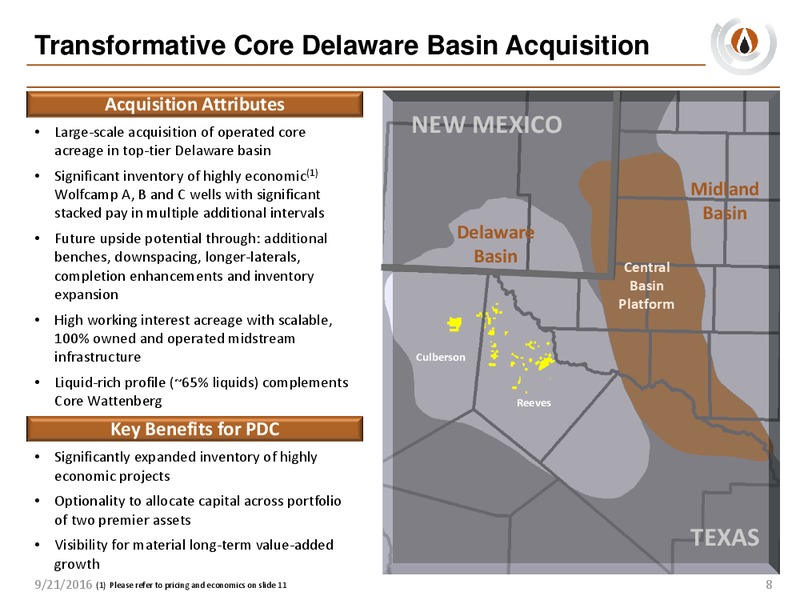 Johnson Rice 2016 Energy Conference – PDC Energy, Inc. – slide 6