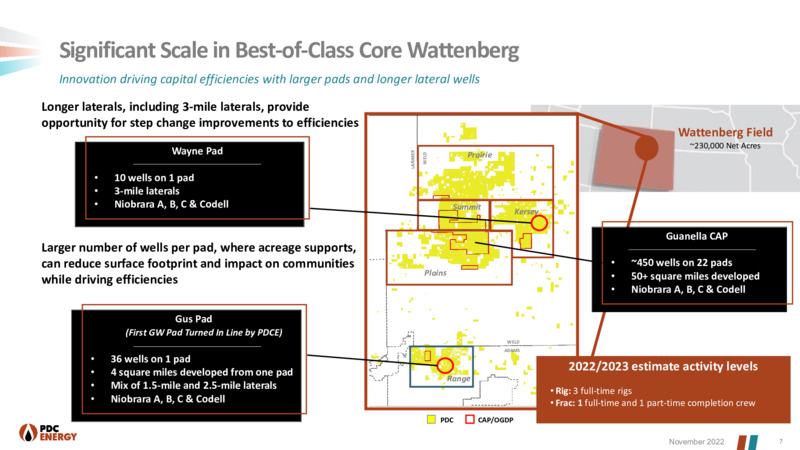 3Q 2022 Earnings Presentation – PDC Energy, Inc. – slide 6