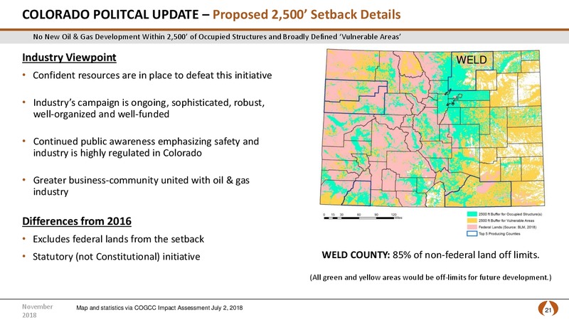 3Q 2018 Earnings – PDC Energy, Inc. – slide 20