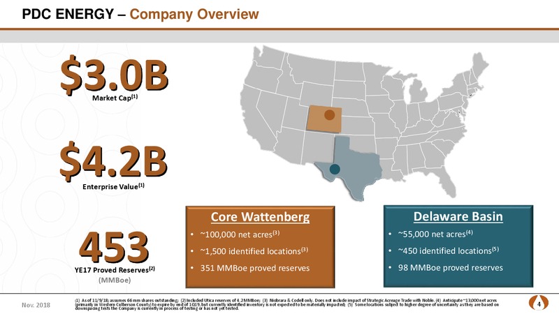 Global Energy Conference – PDC Energy, Inc. – slide 3