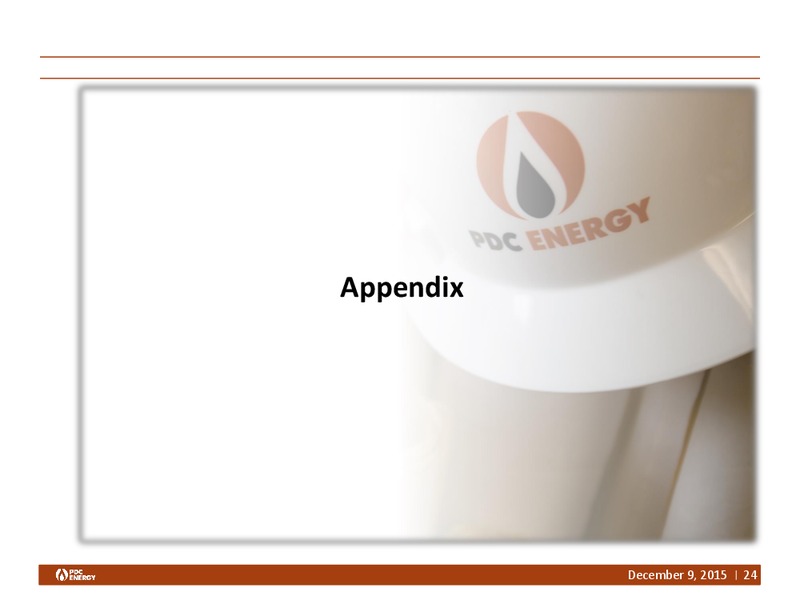 Capital One Securities Conference – PDC Energy, Inc. – slide 23
