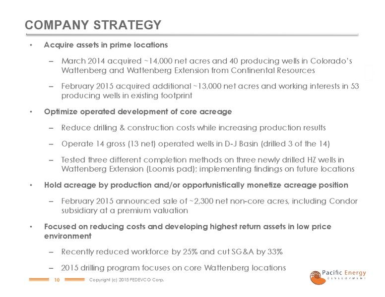 FEBRUARY 2015 INVESTOR PRESENTATION – Pacific Energy Development – slide 7