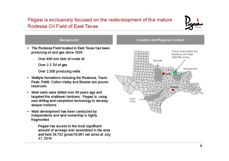 INVESTOR PRESENTATION – Pegasi Energy Resources Corporation – slide 5