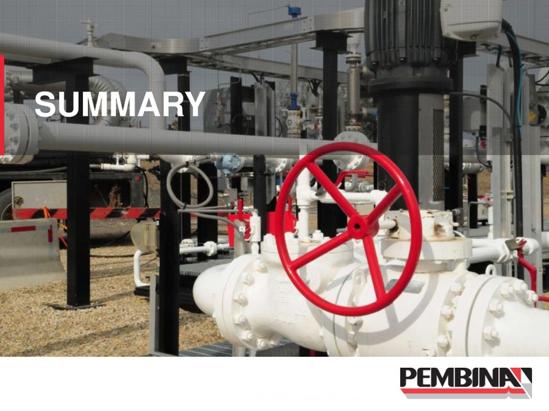 CORPORATE UPDATE – Pembina Pipeline Corp – slide 39