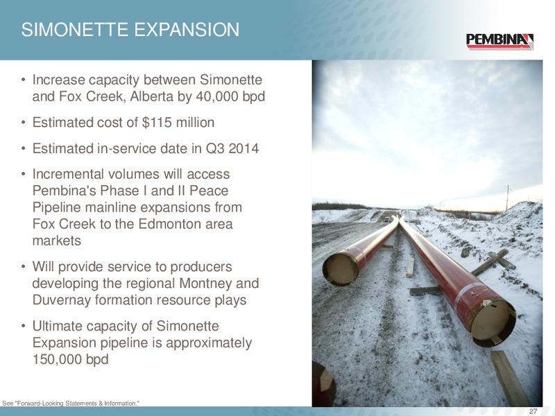 CORPORATE UPDATE – Pembina Pipeline Corp – slide 26