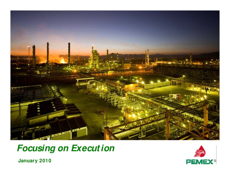 INVESTOR PRESENTATION – PEMEX – slide 1