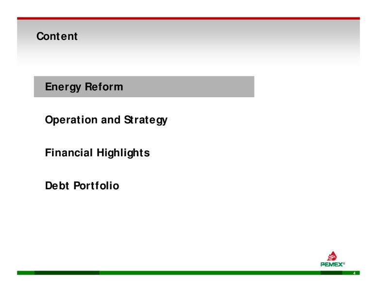 INVESTOR PRESENTATION – PEMEX – slide 2