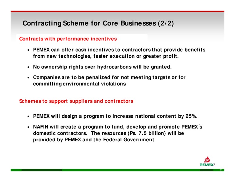 INVESTOR PRESENTATION – PEMEX – slide 5