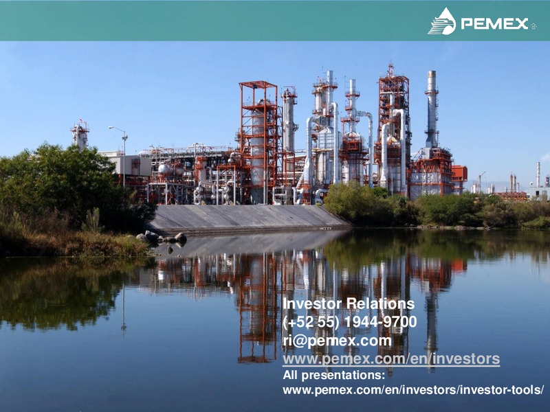 February 2018 Investor Presentation – PEMEX – slide 24