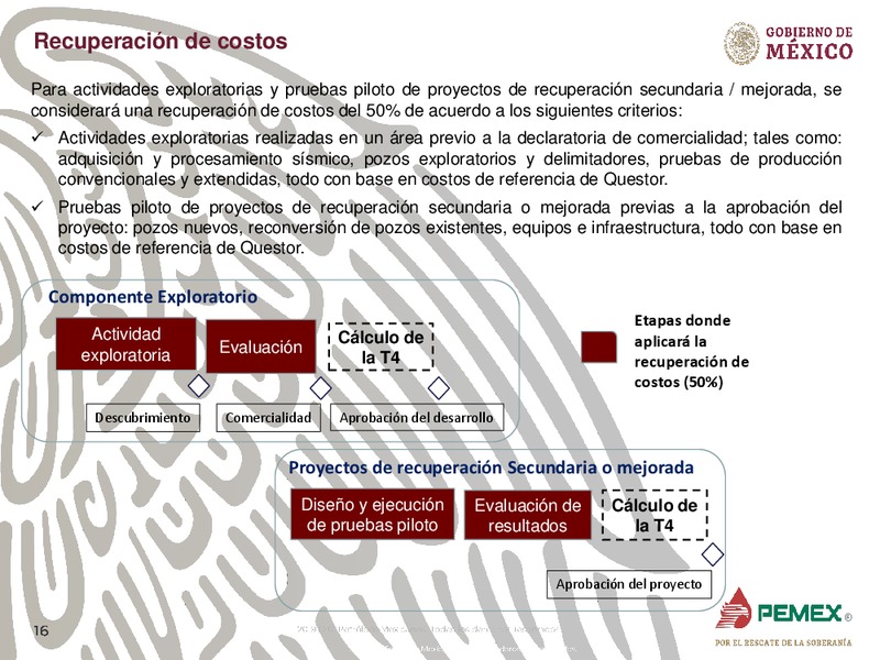 Oportunidades de Inversion en Campos Maduros – PEMEX – slide 16