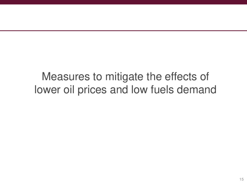 Preliminary Results – PEMEX – slide 15