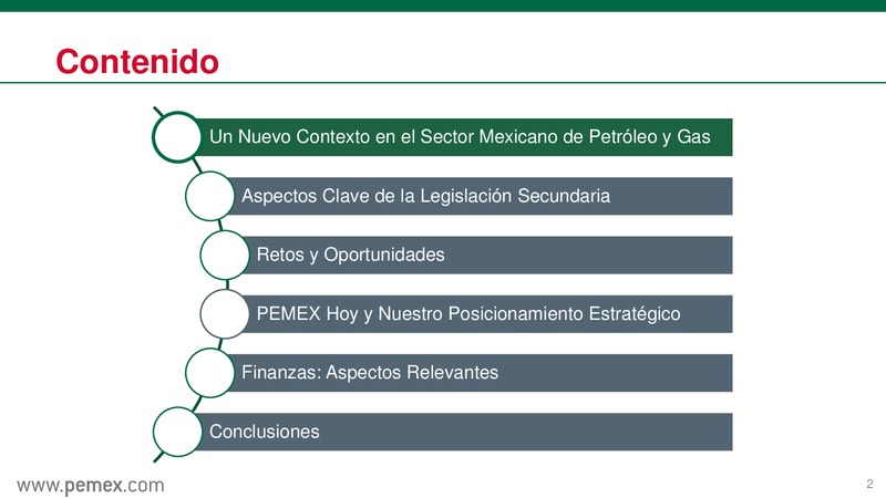 Presentacin a inversionistas – PEMEX – slide 3