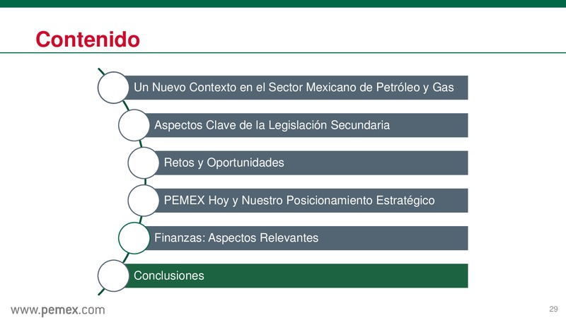 Presentacin a inversionistas – PEMEX – slide 30