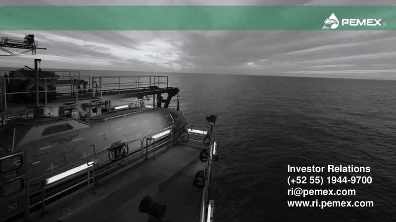 Investor Presentation – PEMEX – slide 31
