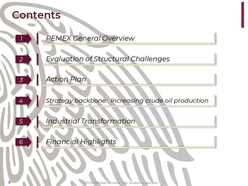 NY Bank Meetings – PEMEX – slide 2