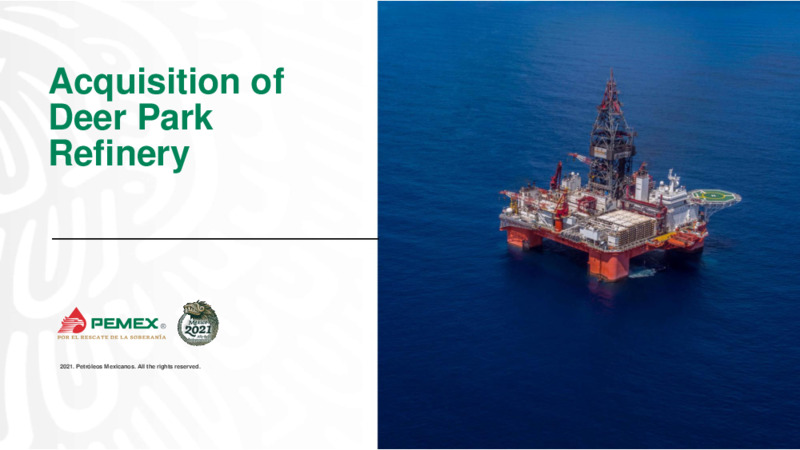 June 2021 Investor Presentation – PEMEX – slide 32