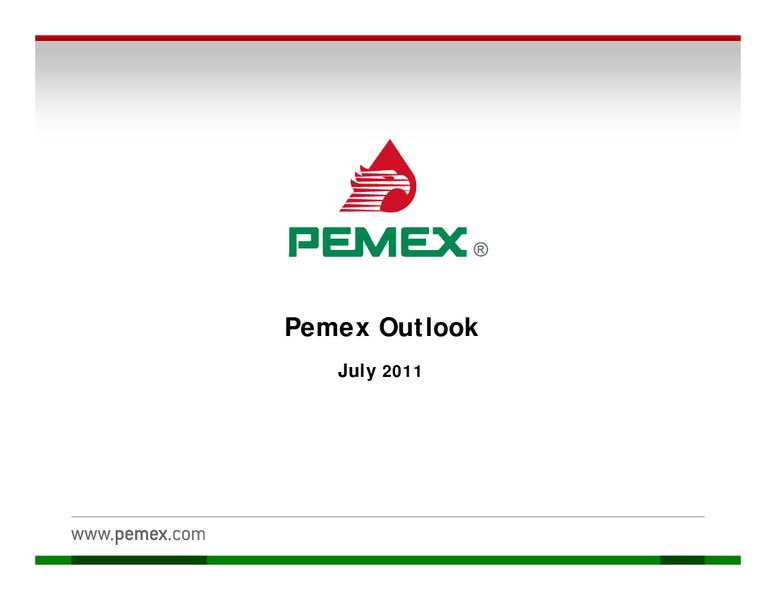 Investor Presentation – PEMEX – slide 1