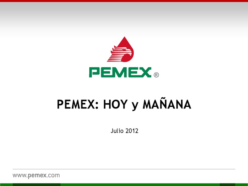 HOY y MAANA – PEMEX – slide 1