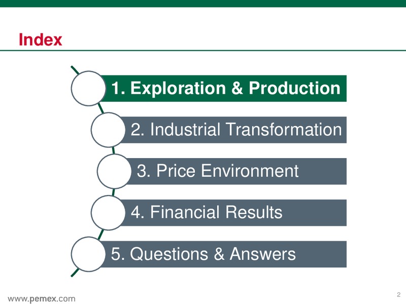 June 2016 Preliminary Results – PEMEX – slide 2