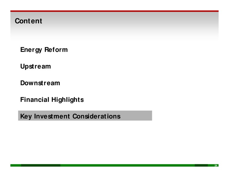 PEMEX Outlook – PEMEX – slide 23
