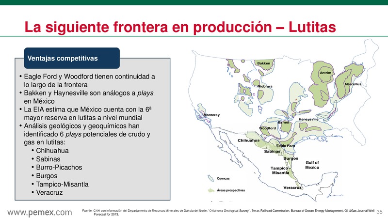 Reforma Energtica en Mxico y PEMEX como Empresa Productiva del Estado – PEMEX – slide 36
