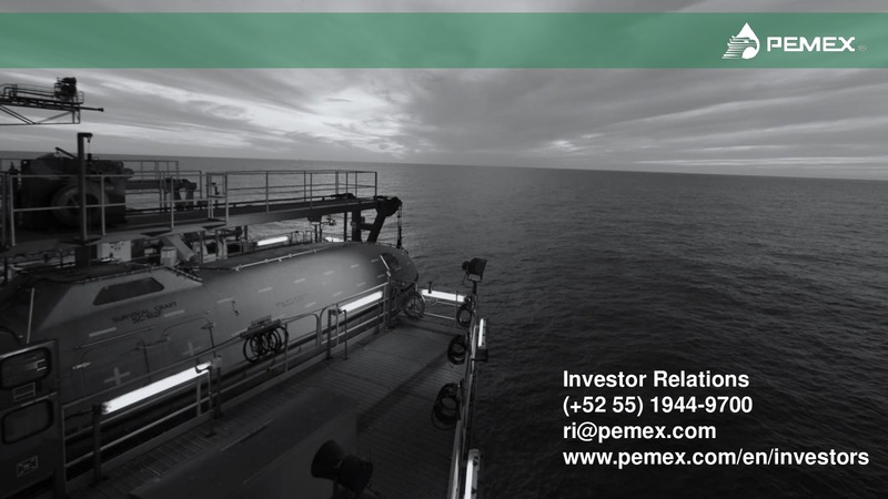 October 2015 Europe Investor Presentation – PEMEX – slide 33