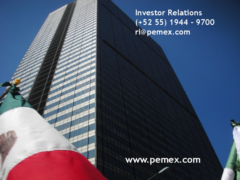 Investor Presentation – PEMEX – slide 28