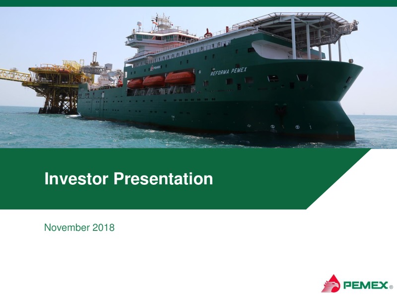 Investor Presentation – PEMEX – slide 1
