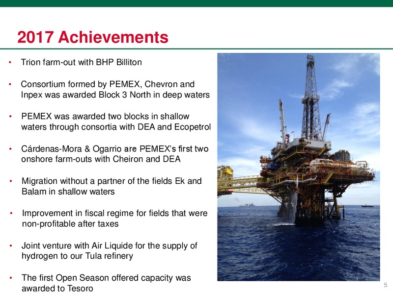 December 2017 Investor Presentation – PEMEX – slide 6