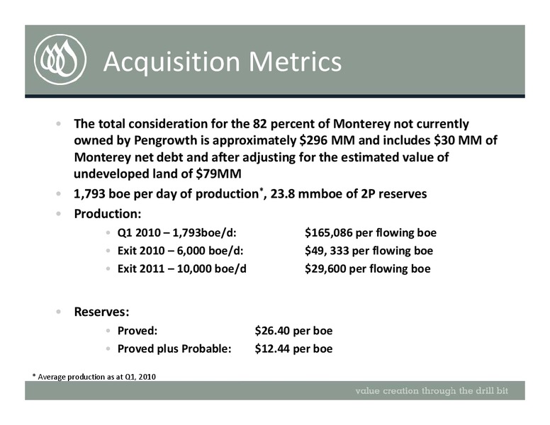 JULY 2010 INVESTOR PRESENTATION – Pengrowth Energy Corp – slide 7