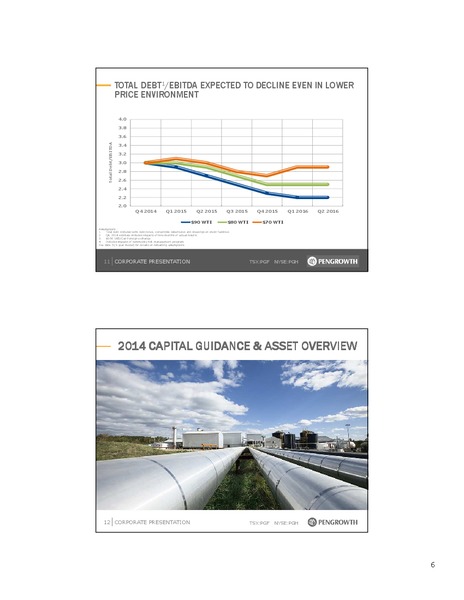 CORPORATE PRESENTATION – Pengrowth Energy Corp – slide 7