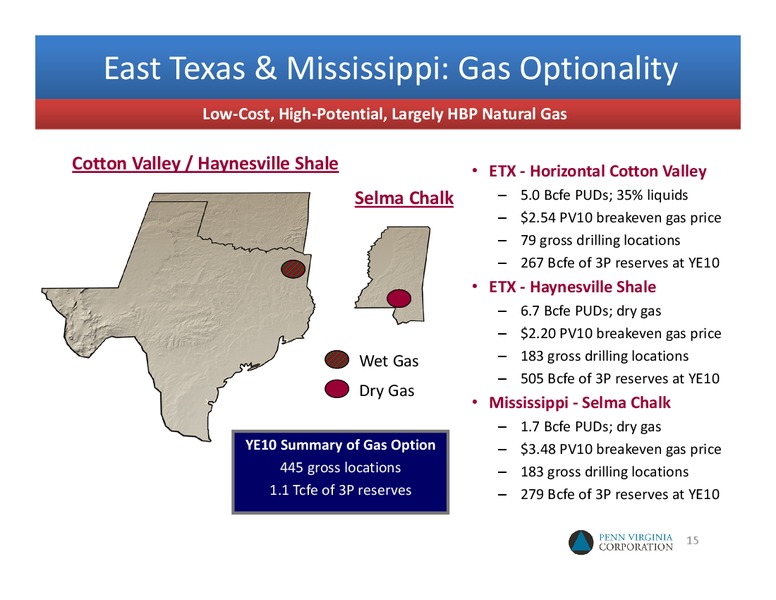 2012 UNCONVENTIONAL RESOURCE CONFERENCE – Penn Virginia Corp – slide 14