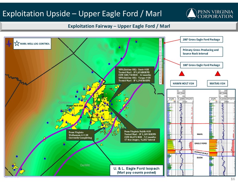 HOWARD WEILS 42ND ANNUAL ENERGY CONFERENCE – Penn Virginia Corp – slide 16