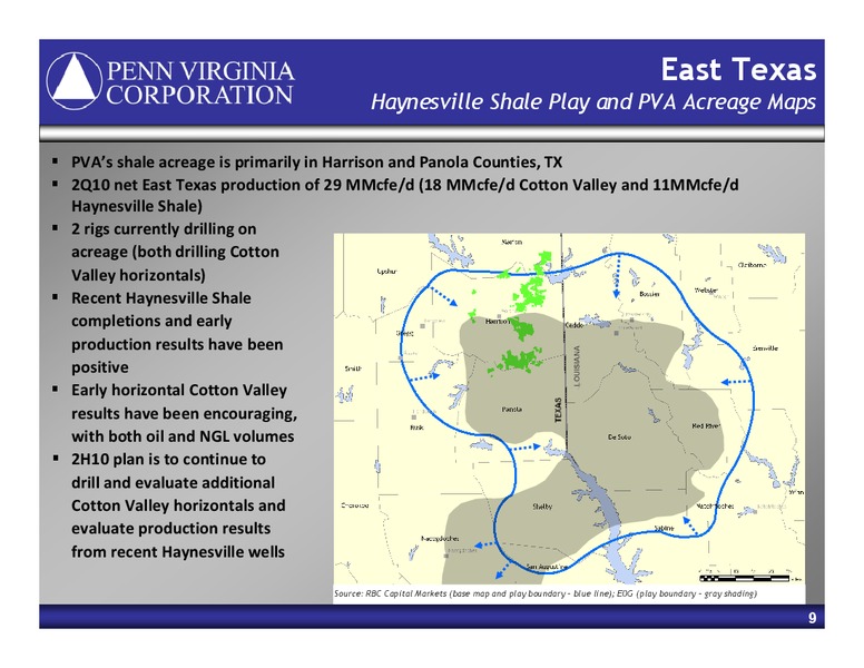August 2014 Investor Presentation – Penn Virginia Corp – slide 8