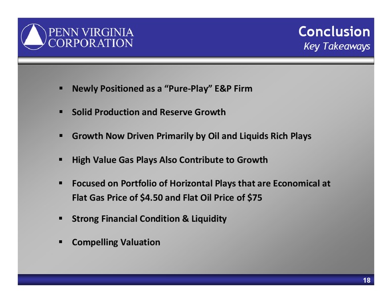 The Oil & Gas Conference Investor Presentation – Penn Virginia Corp – slide 17