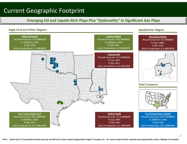 IMPERIAL CAPITAL'S GLOBAL OPPORTUNITIES CONFERENCE – Penn Virginia Corp – slide 2