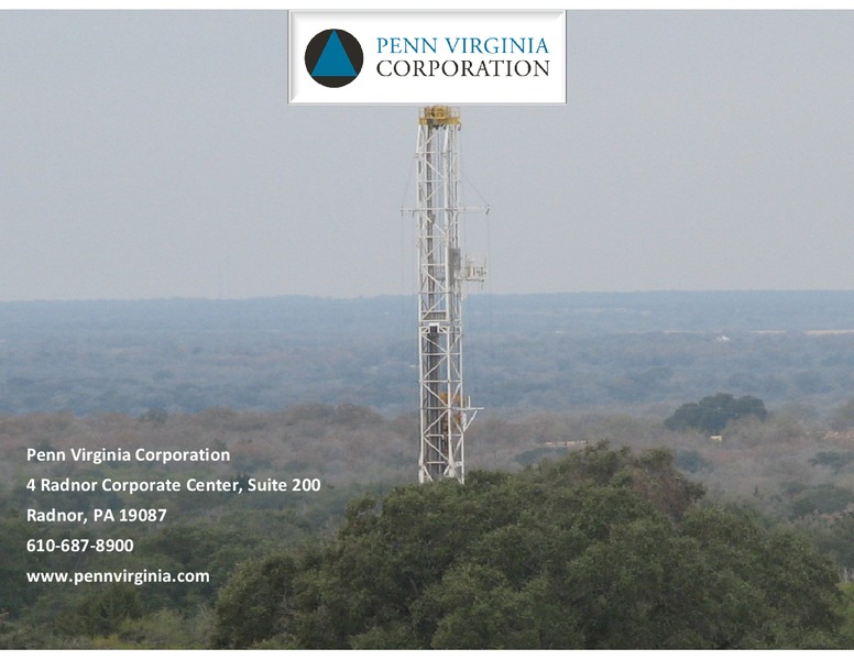 IMPERIAL CAPITAL'S GLOBAL OPPORTUNITIES CONFERENCE – Penn Virginia Corp – slide 27