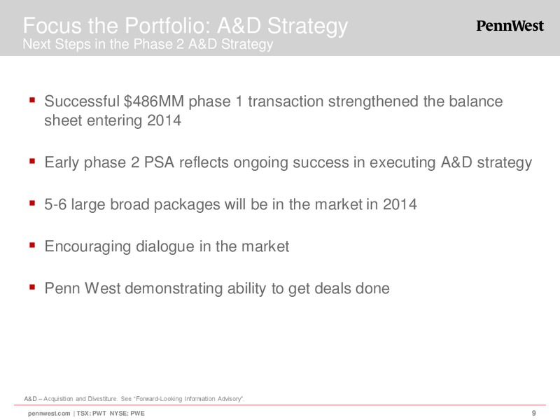 CIBC WHISTLER INSTITUTIONAL CONFERENCE – Penn West Petroleum Ltd. – slide 9