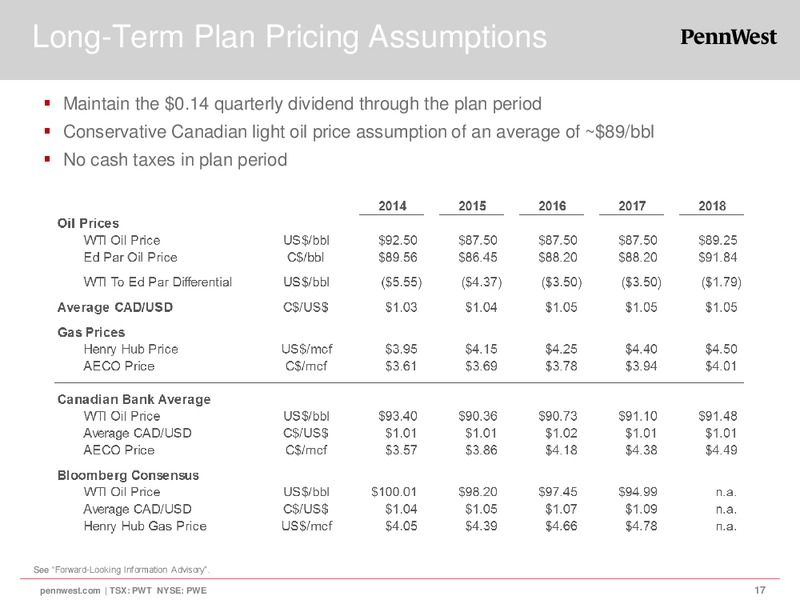 CIBC WHISTLER INSTITUTIONAL CONFERENCE – Penn West Petroleum Ltd. – slide 17