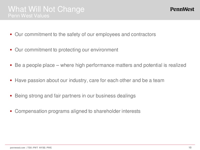 CORPORATE PRESENTATION – Penn West Petroleum Ltd. – slide 9